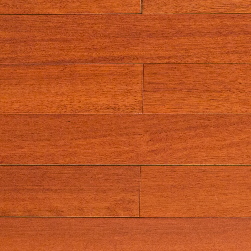 Teak lysebrun matt massivt tregulv