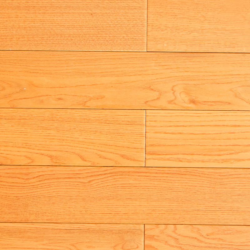 Amerikansk rød eik Naturbrun Bred Plank Solid Tregulv