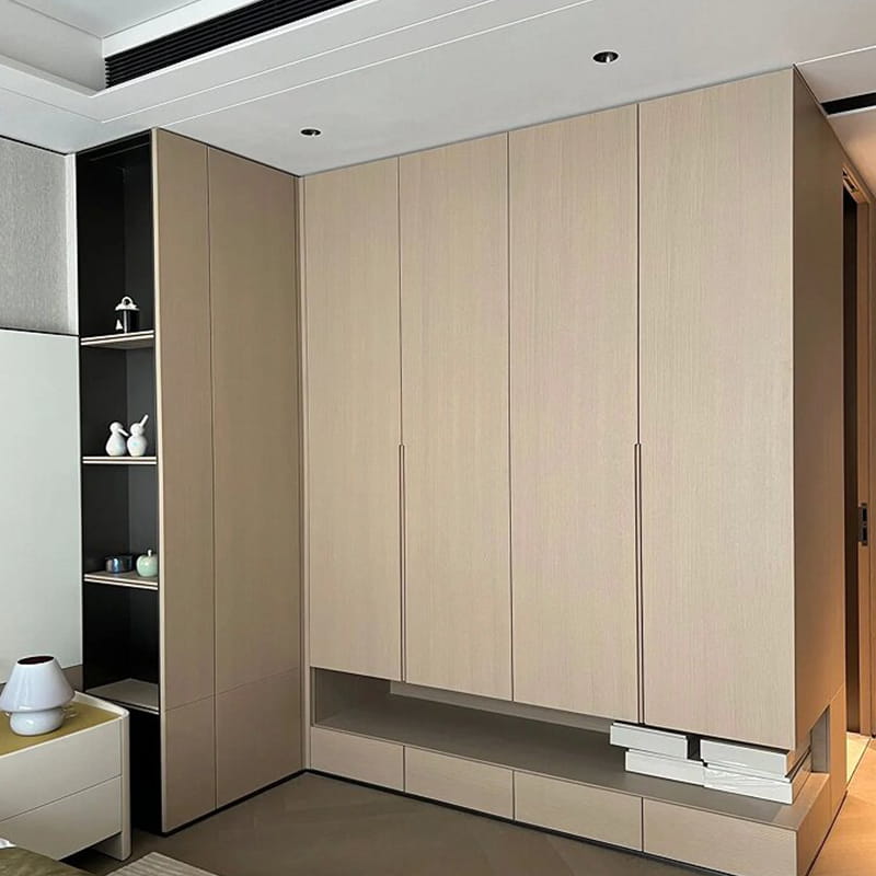 Aurora Modern Minimalistisk integrert lineær skreddersydd garderobe