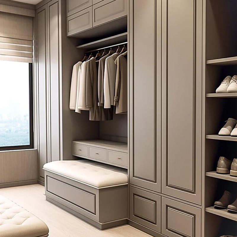 Manhattan Executive Panoramic Walk-in Closet med øy